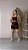 Conjunto Short Meia Coxa+ Top Alça Reta Cor Marrom - Imagem 3