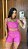 Conjunto Short Meia Coxa+ Top Alça Reta Cor Rosa Fuschia - Imagem 1