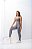 Conjunto Legging Básica+ Top Alça Reta Cor Cinza - Imagem 1