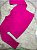 Blusa Tapa Bumbum Manga Longa Croped Cor Rosa Pink - Imagem 1