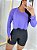 Blusa Tapa Bumbum Manga Longa Croped Cor Lavanda - Imagem 4