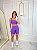 Conjunto Short Bolso+Top Alça Reta Cor Roxo Amora - Imagem 4