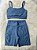 Conjunto Short Bolso+Top Alça Reta Cor Cinza - Imagem 1