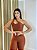 Conjunto Legging Básica + Top Nula Manga Cor Cobre - Imagem 3