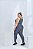 Conjunto Legging Básica Plus Size+ Top Alça Larga Cor Cinza - Imagem 3