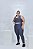 Conjunto Legging Básica Plus Size+ Top Alça Larga Cor Cinza - Imagem 4