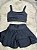 Conjunto Short e Saia+ Top Alça Reta Cor Preto - Imagem 2