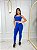Legging Básica+ Top Alça Regulável Cor Azul Royal - Imagem 1