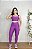 Legging Básica+ Top Alça Regulável Cor Fuschia(Rosa) - Imagem 1