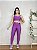 Legging Básica+ Top Alça Regulável Cor Fuschia(Rosa) - Imagem 3