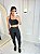 Conjunto Legging Básica+Top Ana Cor Preto - Imagem 1