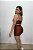 Conjunto Short Crossfit + Top Alça Reta Cor Cobre - Imagem 2