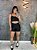 Conjunto Short Crossfit + Top Alça Reta Cor Preto - Imagem 3
