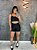 Conjunto Short Crossfit + Top Alça Reta Cor Preto - Imagem 5