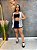 Conjunto Short Crossfit + Top Alça Reta Cor Preto - Imagem 6