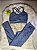 Conjunto Legging Bolso+Top Ana Cor Cinza - Imagem 1