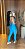 Conjunto Legging Básica+ Top Camilla Cor Azul Céu - Imagem 3
