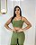 Conjunto Legging Básica+ Top Camilla Cor Verde Oliva - Imagem 5
