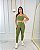 Conjunto Legging Básica+ Top Camilla Cor Verde Oliva - Imagem 1