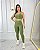 Conjunto Legging Básica+ Top Camilla Cor Verde Oliva - Imagem 3