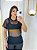 Blusa T-shirt Tule Cor Preto - Imagem 1