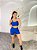Conjunto Short Crossfit + Top Camilla Cor Azul Royal - Imagem 1