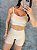 Conjunto Short Crossfit + Top Camilla Cor Canela Nude - Imagem 3