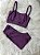 Conjunto Short Crossfit + Top Camilla Cor Açai - Imagem 1