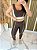 Conjunto Legging Bolso Vivo+Top Cor Marrom+Off - Imagem 4