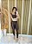 Conjunto Legging Bolso Vivo+Top Cor Marrom+Off - Imagem 1
