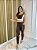 Conjunto Legging Bolso Vivo+Top Cor Marrom+Off - Imagem 8