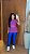 Blusa Mulet Tule Cor Fuschia - Imagem 2