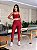 Conjunto Legging Montaria+ Top Alça Reta Cor Marsala - Imagem 4