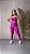 Conjunto Legging Montaria+ Top Alça Reta Cor Rosa Fuschia - Imagem 5
