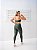 Conjunto Legging Montaria+ Top Alça Reta Cor Verde Militar - Imagem 2