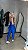 Conjunto Legging Montaria+ Top Alça Reta Cor Azul Royal - Imagem 2
