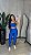 Conjunto Legging Montaria+ Top Alça Reta Cor Azul Royal - Imagem 1