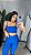 Conjunto Legging Montaria+ Top Alça Reta Cor Azul Royal - Imagem 3