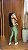 Conjunto Legging Montaria+ Top Alça Reta Cor Verde Oliva - Imagem 2