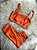 Conjunto Short Crossfit + Top Camilla Cor Terra Cota - Imagem 1