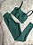 Conjunto Legging Básica+ Top Camilla Cor Verde Militar - Imagem 1