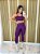 Conjunto Legging Básica+ Top Camilla Cor Uva - Imagem 2