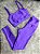 Conjunto Legging Básica+ Top Camilla Cor Roxo Amora - Imagem 1