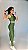Conjunto Legging Básica+ Top Alça Reta Cor Verde Oliva - Imagem 3