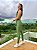 Conjunto Legging Básica+ Top Alça Reta Cor Verde Oliva - Imagem 4