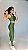Conjunto Legging Básica+ Top Alça Reta Cor Verde Oliva - Imagem 5