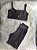 Conjunto Short Bolso+Top Alça Reta Cor Marrom - Imagem 2