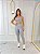 Conjunto Legging Básica+ Top Alça Reta Cor Listrado Fino - Imagem 3