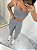 Conjunto Legging Básica+ Top Alça Reta Cor Listrado Fino - Imagem 4