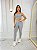 Conjunto Legging Básica+ Top Alça Reta Cor Listrado Fino - Imagem 6